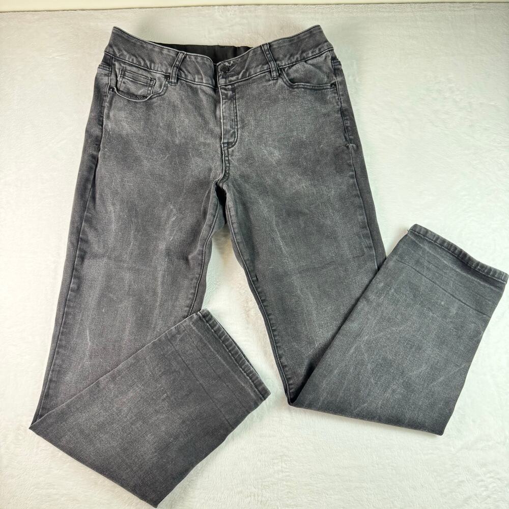 Lane Bryant Gray Wash Straight Leg Jeans Women’s Plus Size 18R Stretch Denim